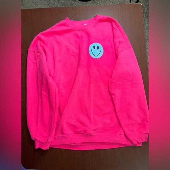 Pink Lily Vibrant Pink Sweatshirt - Picture 3 of 7